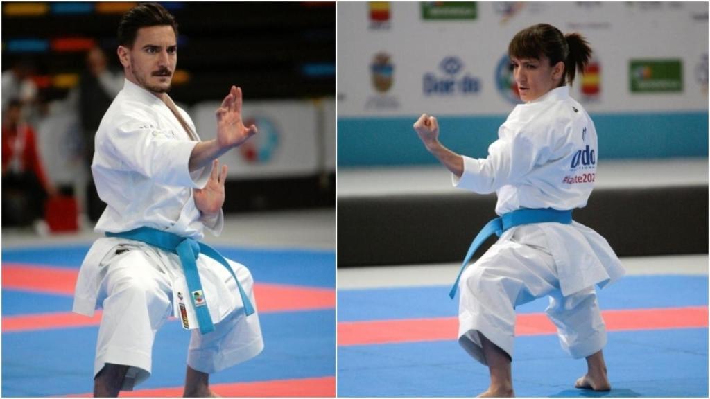 Damián Quintero y Sandra Sánchez, campeones de Europa de katas