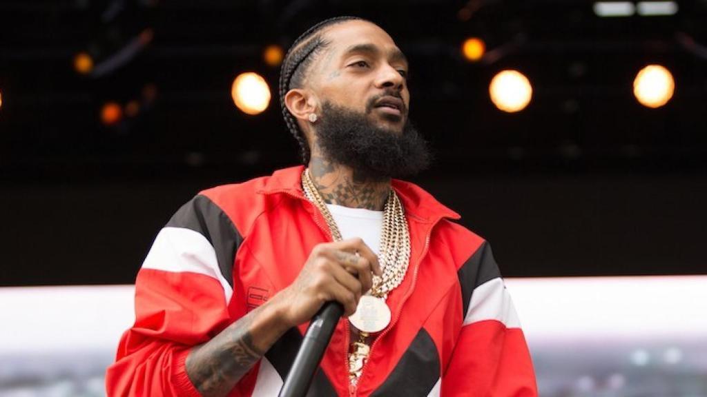 El rapero Nipsey Hussle durante una actuación.