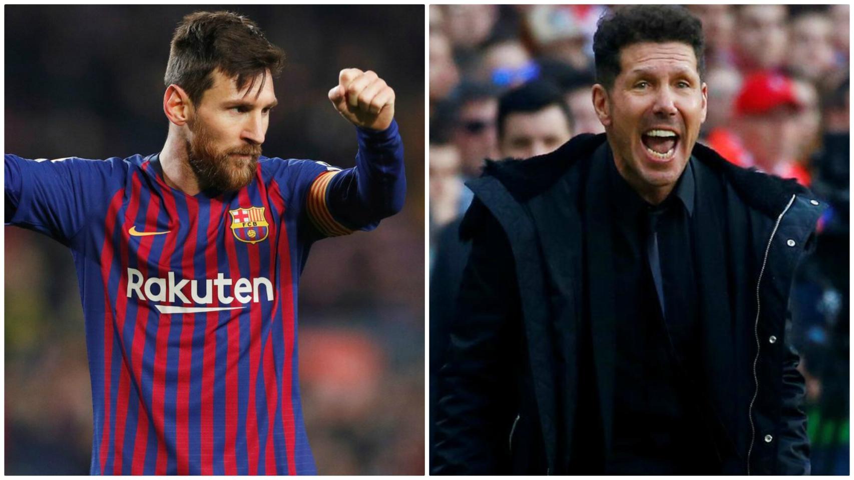 Messi y Simeone