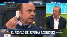 Juanma Rodríguez en El Chiringuito. Foto: Twitter (@elchiringuitotv)