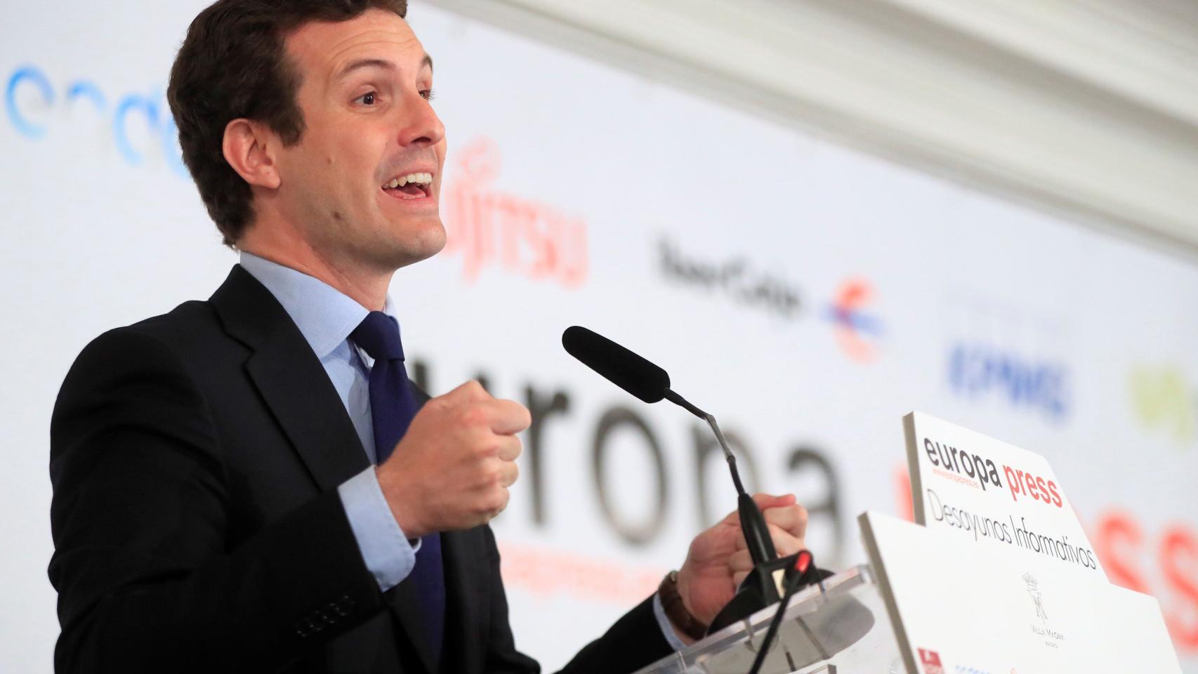 Presidente del Partido Popular, Pablo Casado.