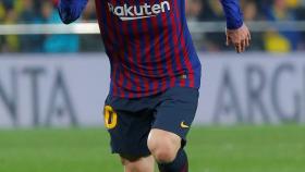 Lionel Messi, en el Villarreal - Barcelona