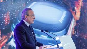 Florentino Pérez, en la presentación del Nuevo Santiago Bernabéu