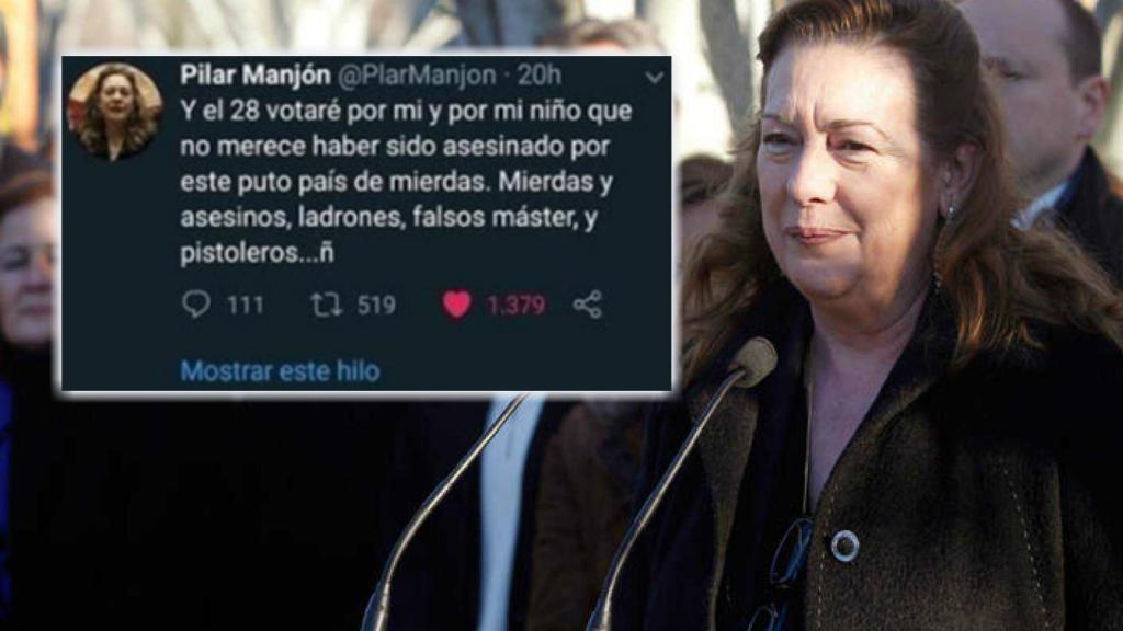 Pilar Manjón, fundadora de la Asociación 11M Afectados por el Terrorismo.