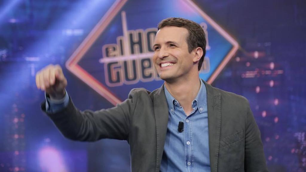 Pablo Casado, en su entrada a 'El Hormiguero'.