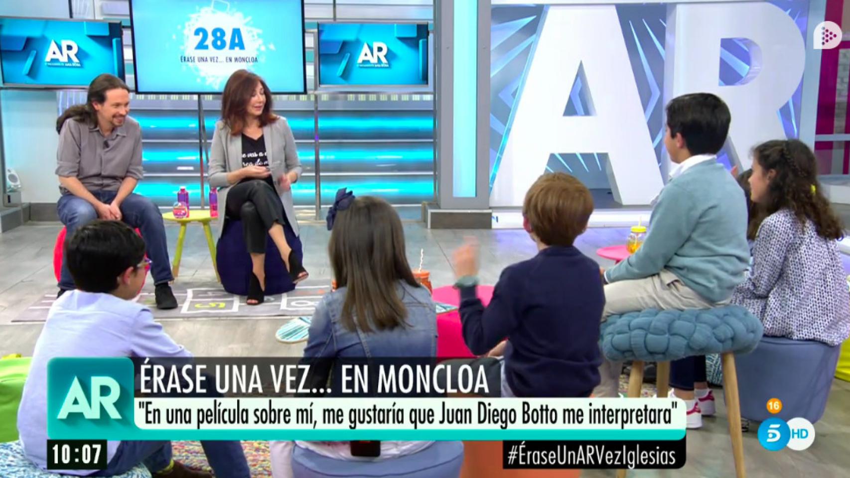 Pablo Iglesias en 'El Programa de Ana Rosa'.