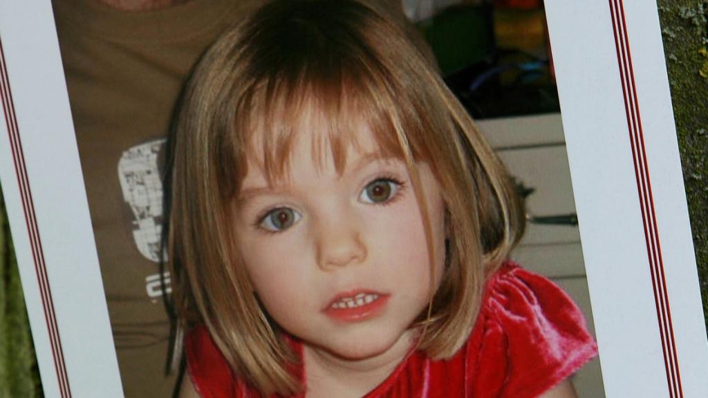 La pequeña Madeleine McCann en una fotografía.