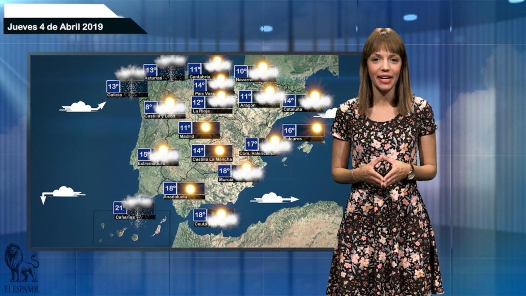 El tiempo: pronóstico para el jueves 4 de abril