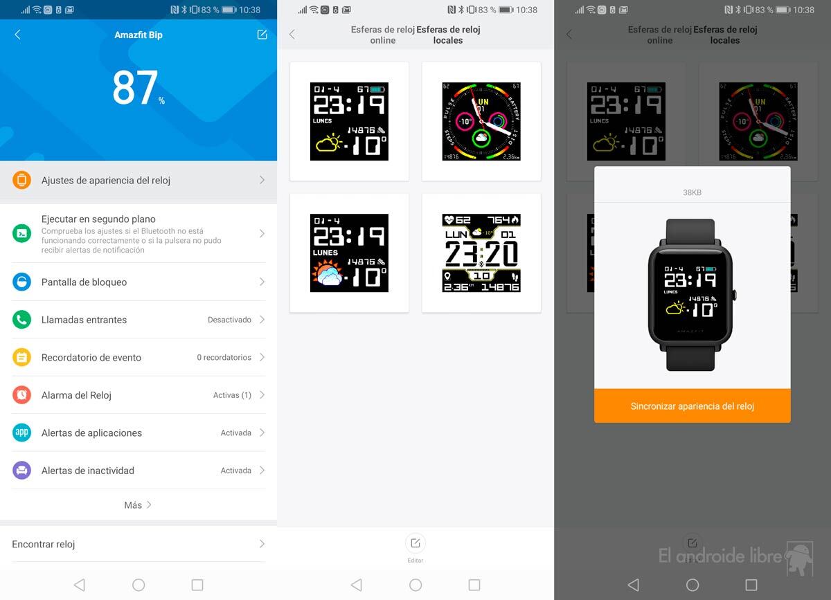 Como personalizar a fondo tu reloj Amazfit Bip de Xiaomi