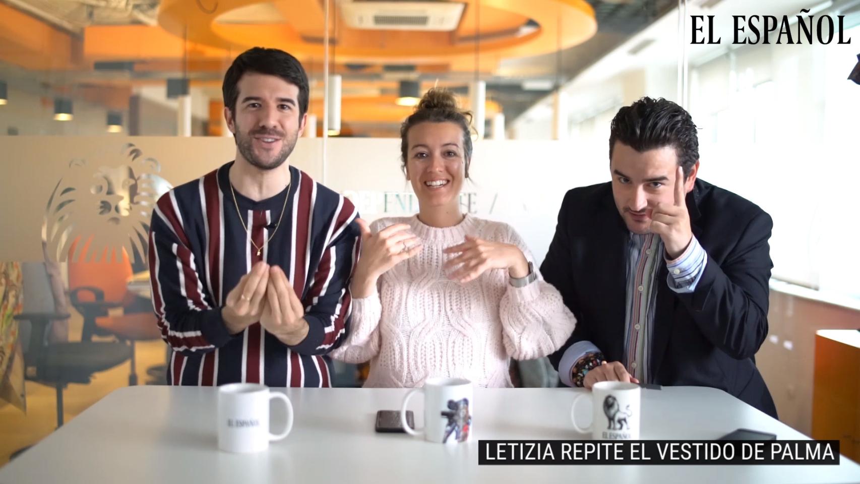 Raúl Rodríguez, Cristina Rodrigo y Jesús Carmona presentan 'La cena de los Jaleos'.