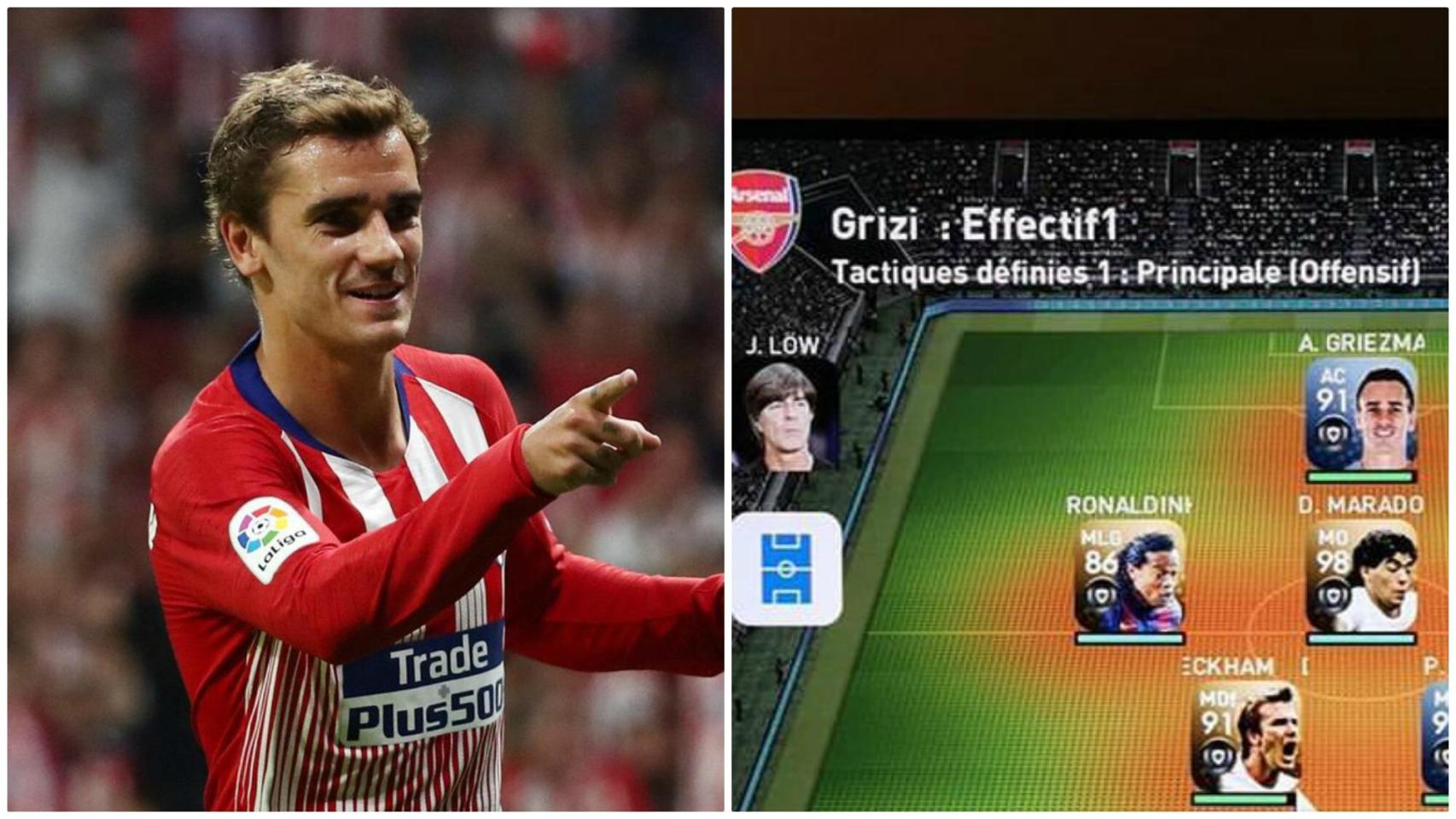 El Arsenal de Griezmann en el PES