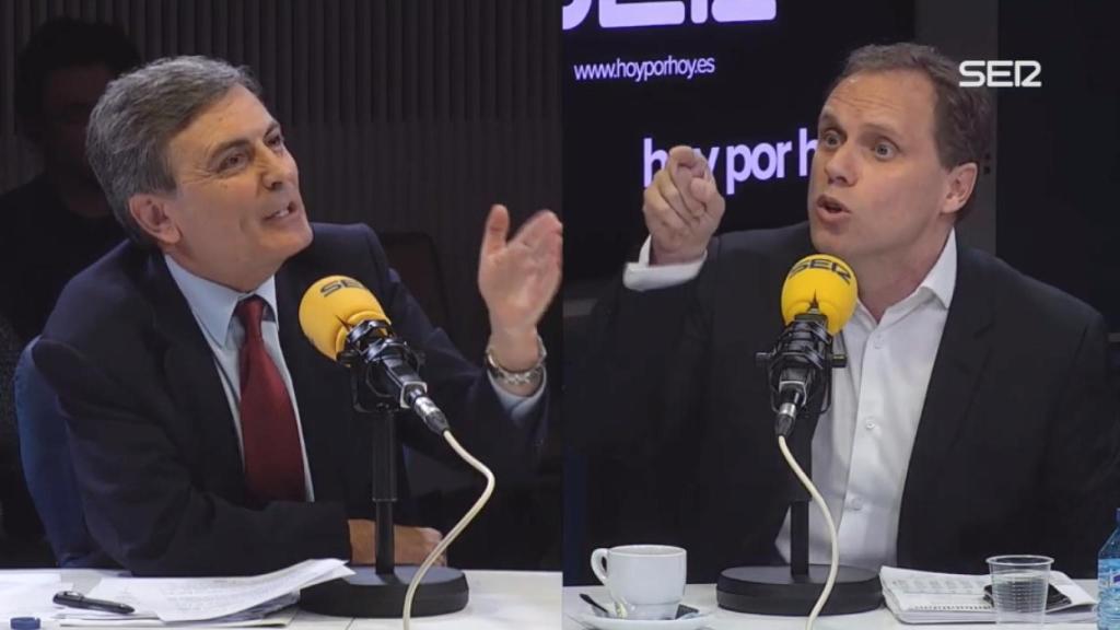 Pedro Saura del PSOE y Daniel Lacalle del PP en Hoy por hoy.