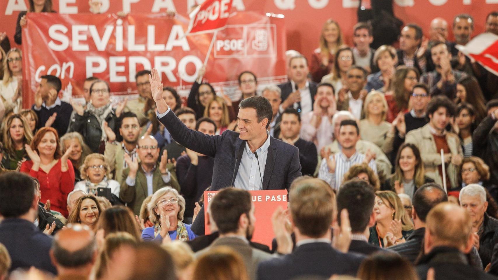 Pedro Sánchez en Sevilla.