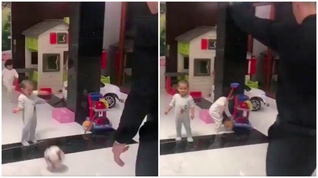 La respuesta feminista al vídeo de Cristiano enseñando a jugar a su niño: Tu hija también quiere