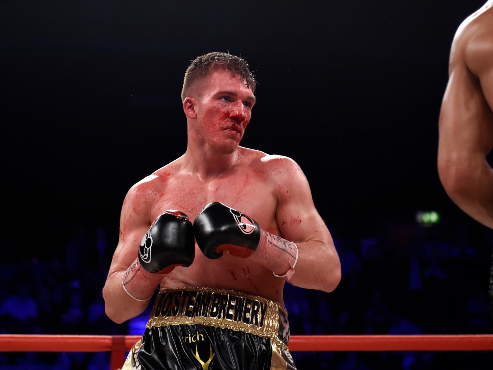 Nick Blackwell, durante una pelea