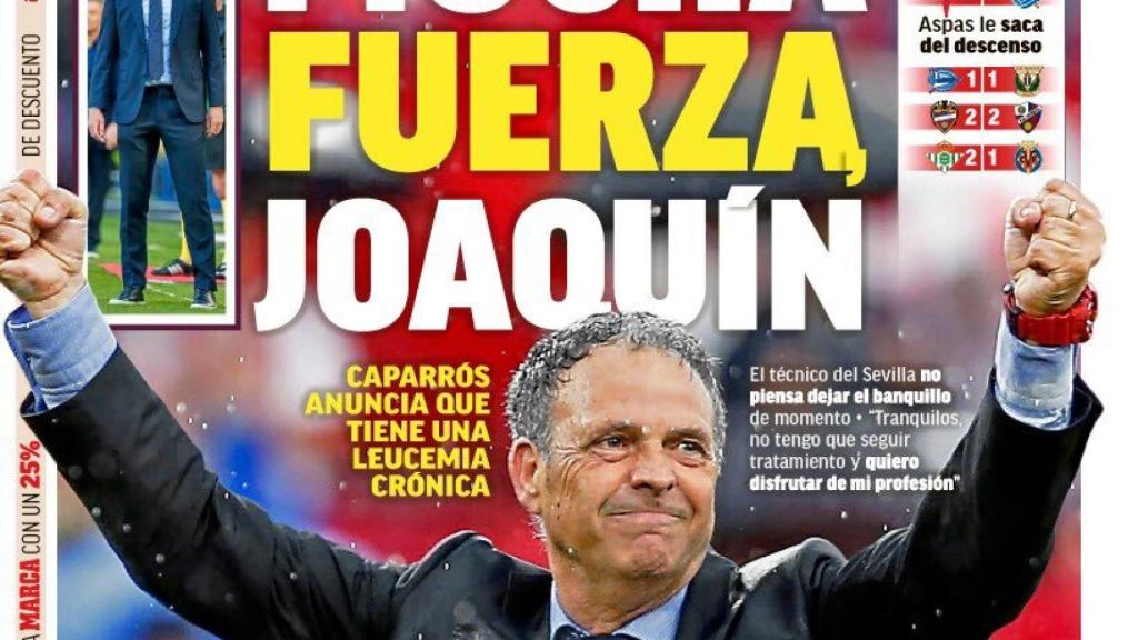 La portada del diario MARCA (08/04/2019)