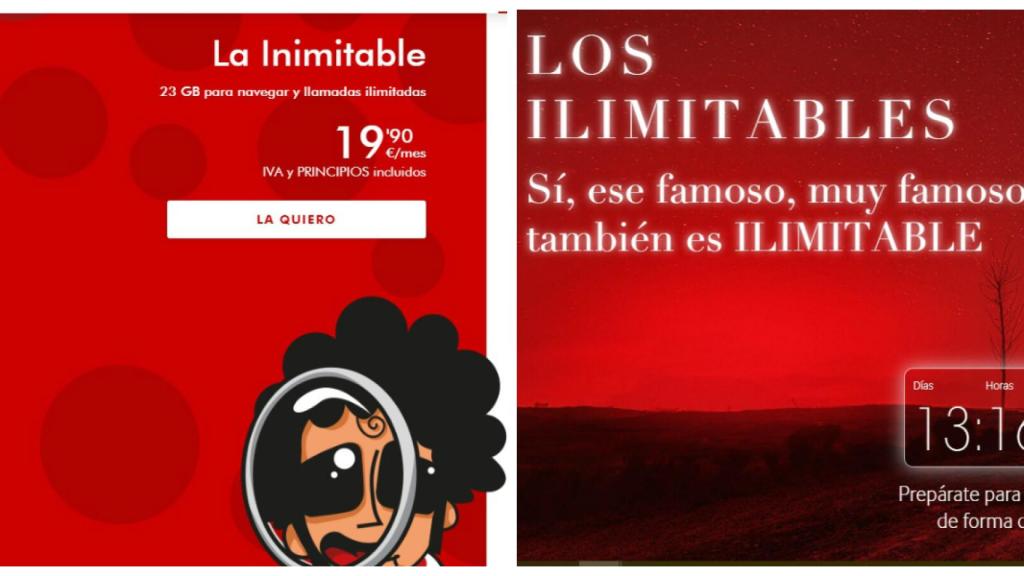 Nuevo lío entre Vodafone y MásMóvil: “los ilimitables” “la inimitable” de Pepephone