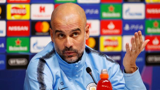 Guardiola, en rueda de prensa