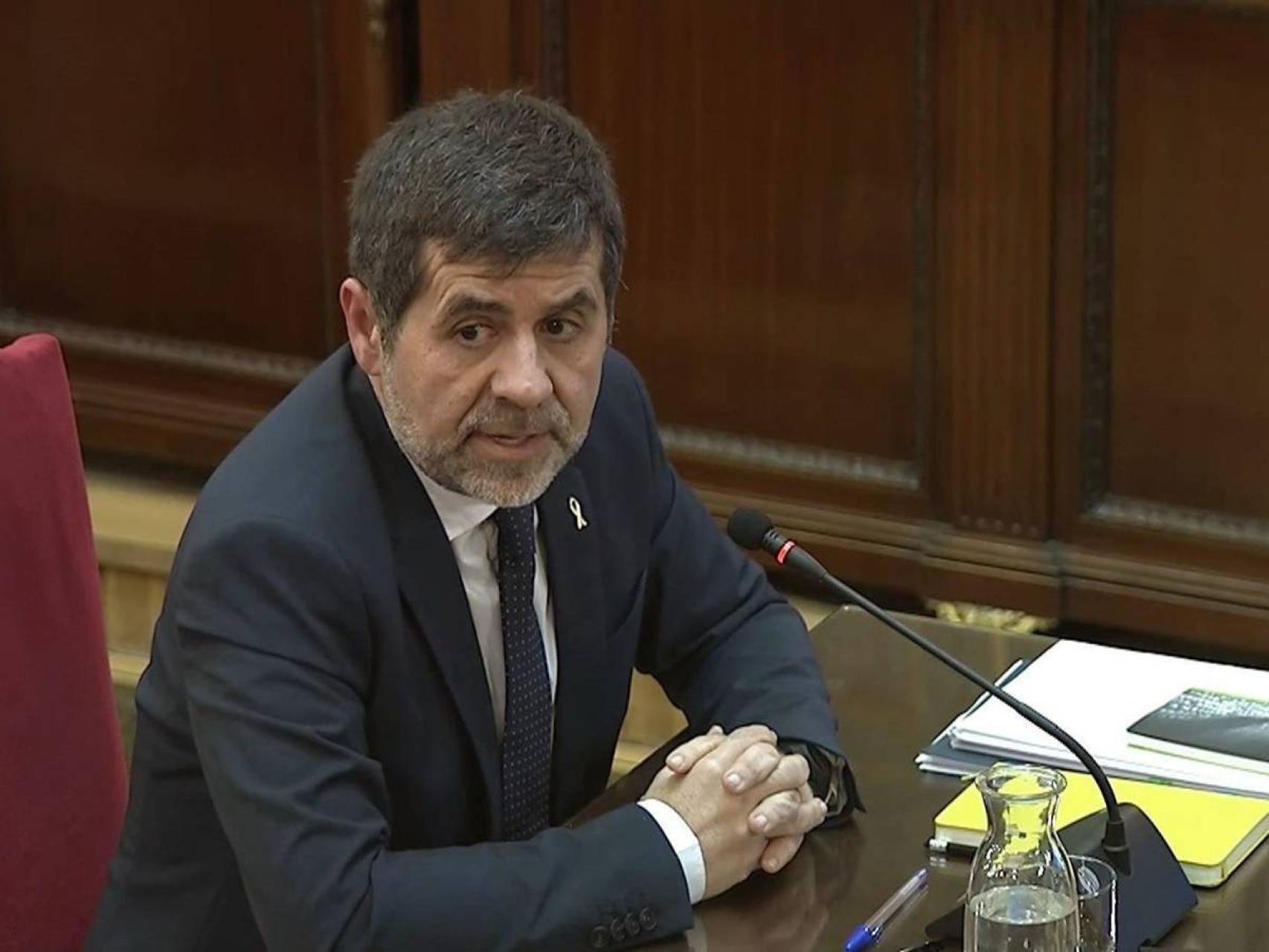 Jordi Sànchez, en el juicio del 'procés'.