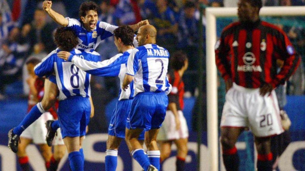 Deportivo: La remontada 4-0 ante el Milan en Champions League cumple 16 años