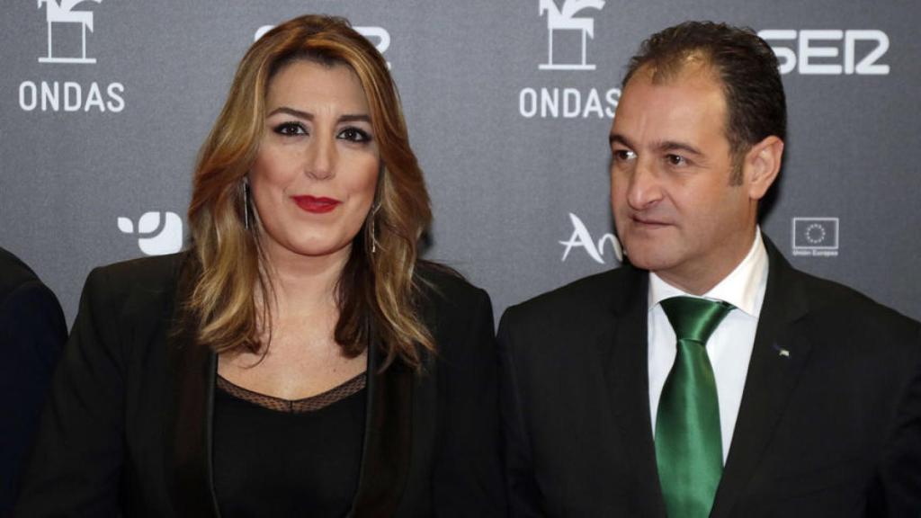 Susana Díaz y José María Moriche en una imagen de archivo.