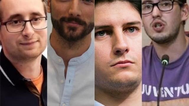 Ismael Rastoll (Cs), Omar Anguita (PSOE), Diego Gago (PP) y Víctor Reloba (IU)