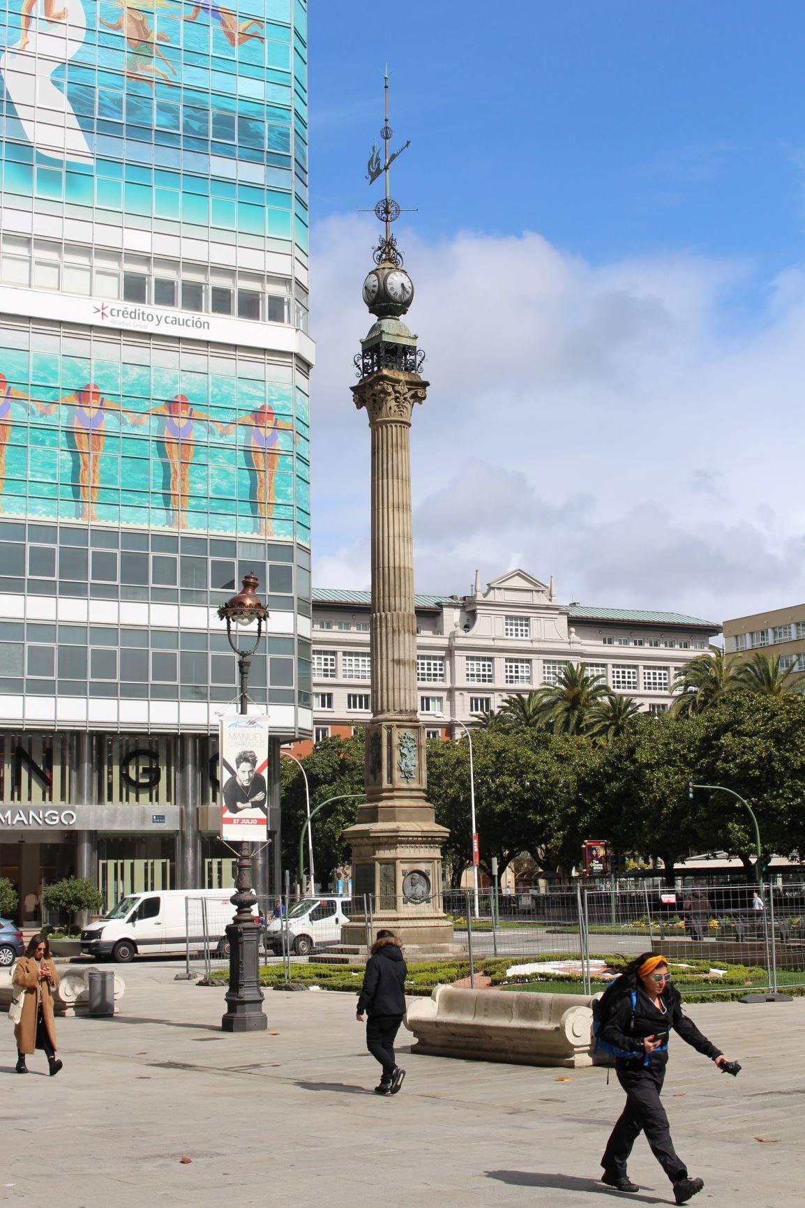 Imagen del Obelisco, situado en los Cantones de la ciudad (Foto: Picado)