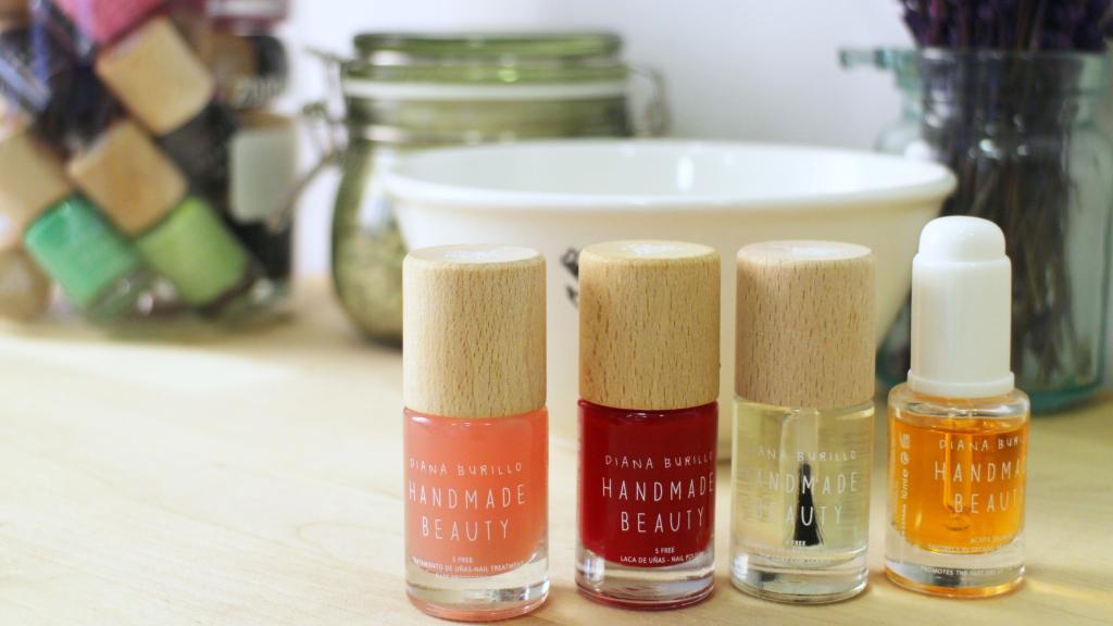 Una muestra de los esmaltes Handmade Beauty, no testados en animales.