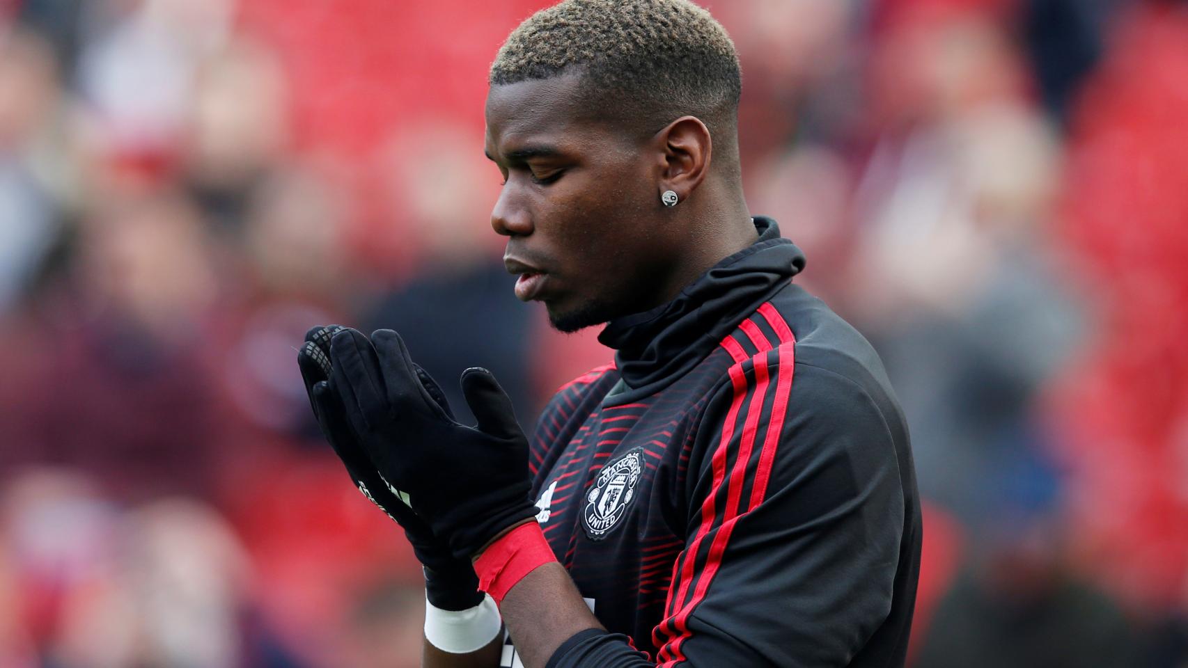 Pogba, con el Manchester United