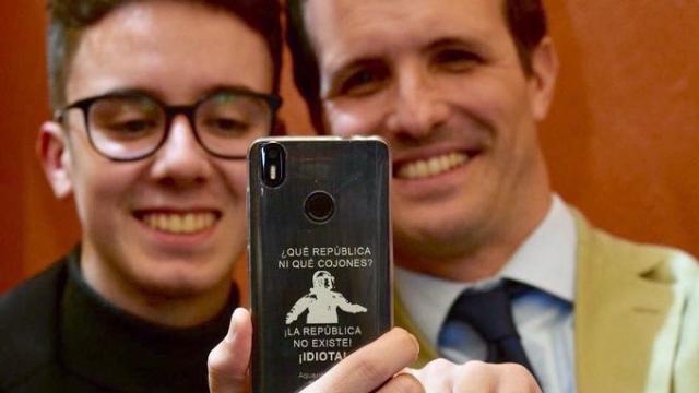 Selfie publicado por Pablo Casado.