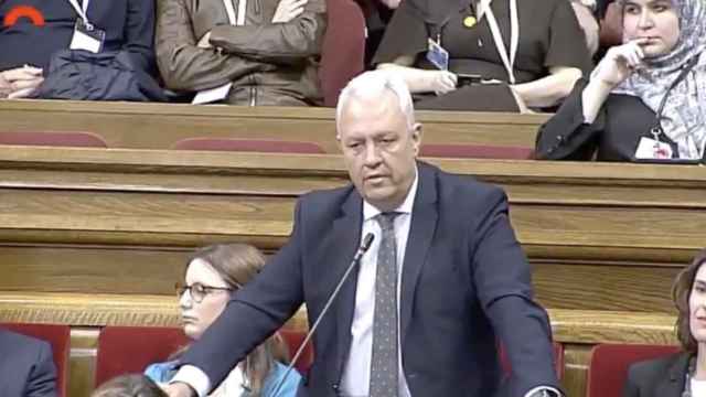 Santi Rodríguez, diputado del PP, en el Parlamento catalán.