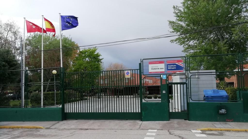 El Instituto Ciudad de Jaén en Usera (Madrid), donde se produjeron los hechos.