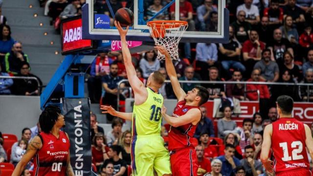 Tecnyconta Zaragoza-Barcelona Lassa. Foto: Twitter (@FCBbasket)