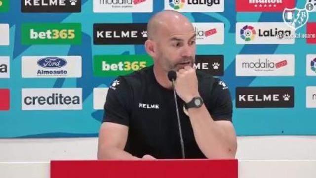 Paco Jémez en la rueda de prensa previa al partido ante el Athletic.