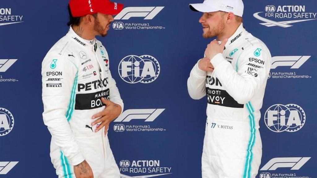 Hamilton y Bottas