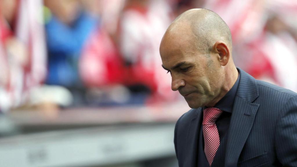 Jémez, en un momento del partido ante el Athletic