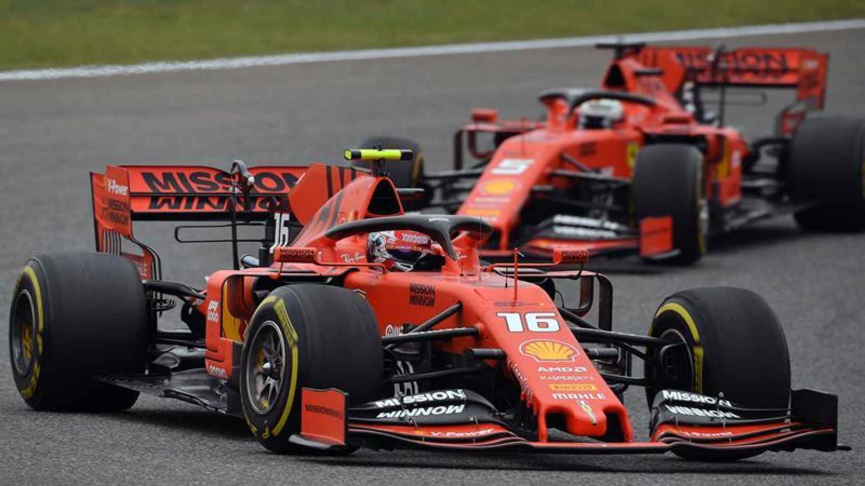 Leclerc en el GP de China