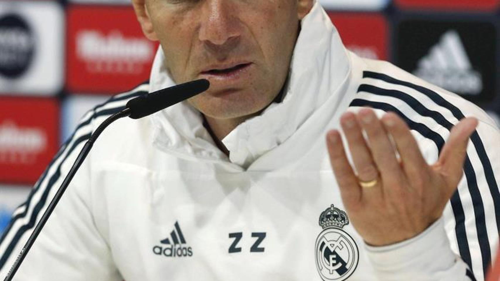 Zidane, en rueda de prensa