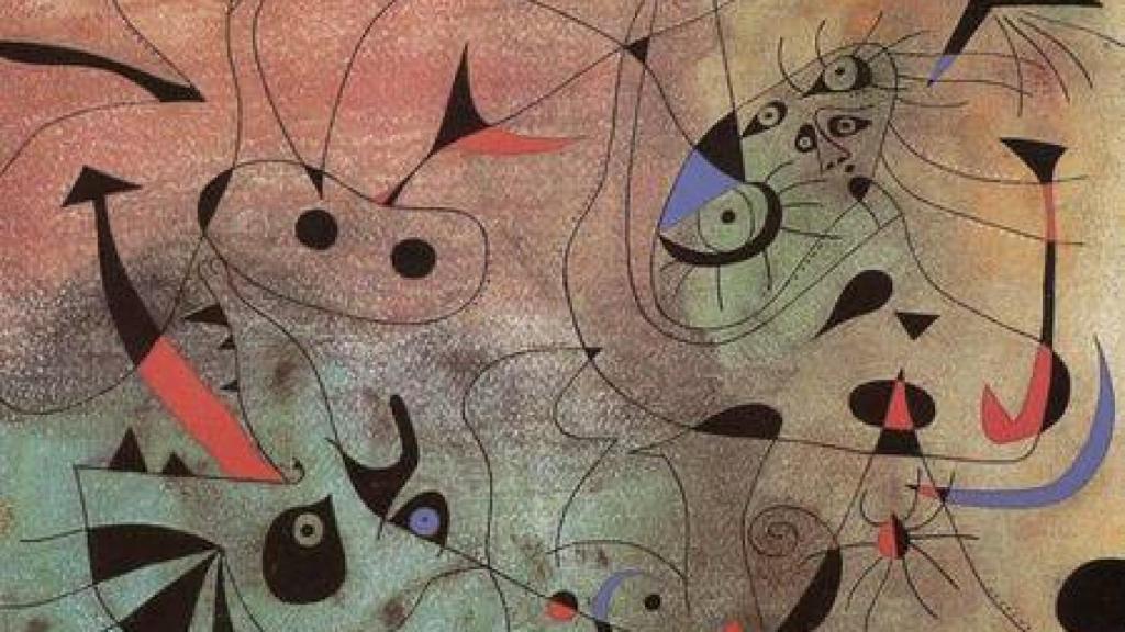 En la imagen, un cuadro de Joan Miró, artista que pintó la obra que el acusado hizo ingerir a su padre
