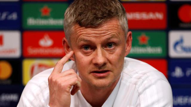 Solskjaer, en rueda de prensa previa a la Champions League