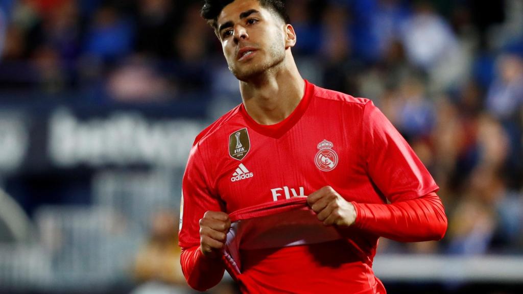 Asensio se lamenta de una ocasión fallada