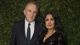 François-Henri Pinault junto a su mujer, la actriz Salma Hayek, en una imagen de archivo.