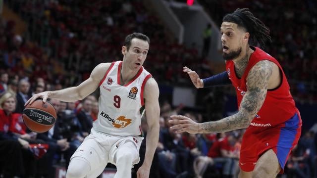 Marcelinho Huertas, en un momento del partido