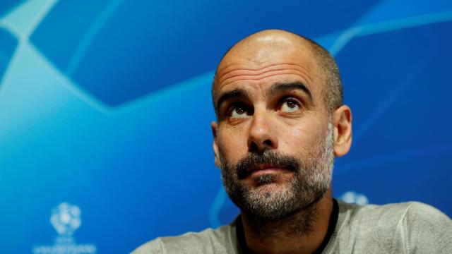 Guardiola, en rueda de prensa