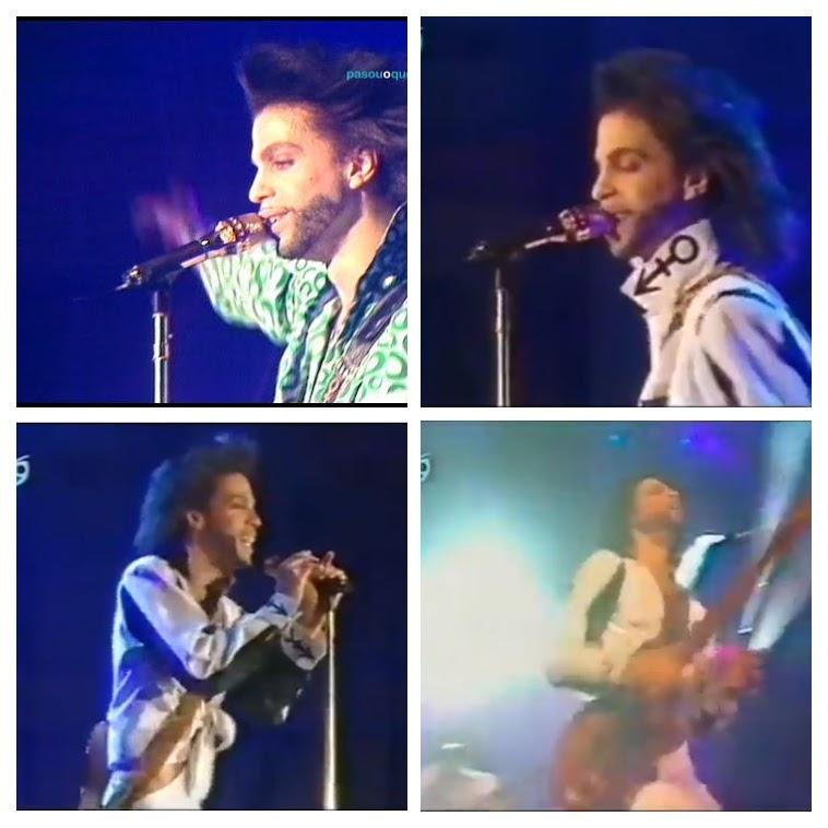 Capturas de aquel concierto de Prince en el Santa María del Mar (Fuente: TVG)