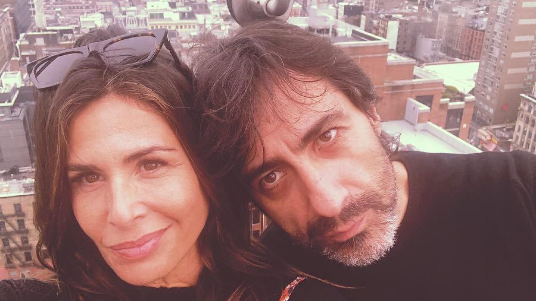 Nuria Roca y Juan del Val, en la azotea de su lujoso hotel en NYC.