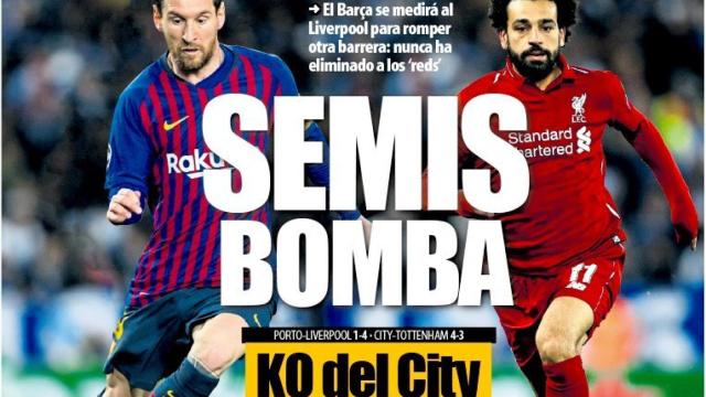 Portada Mundo Deportivo (18/04/19)