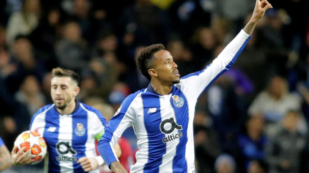 Militao, en un partido del Oporto en la Champions League