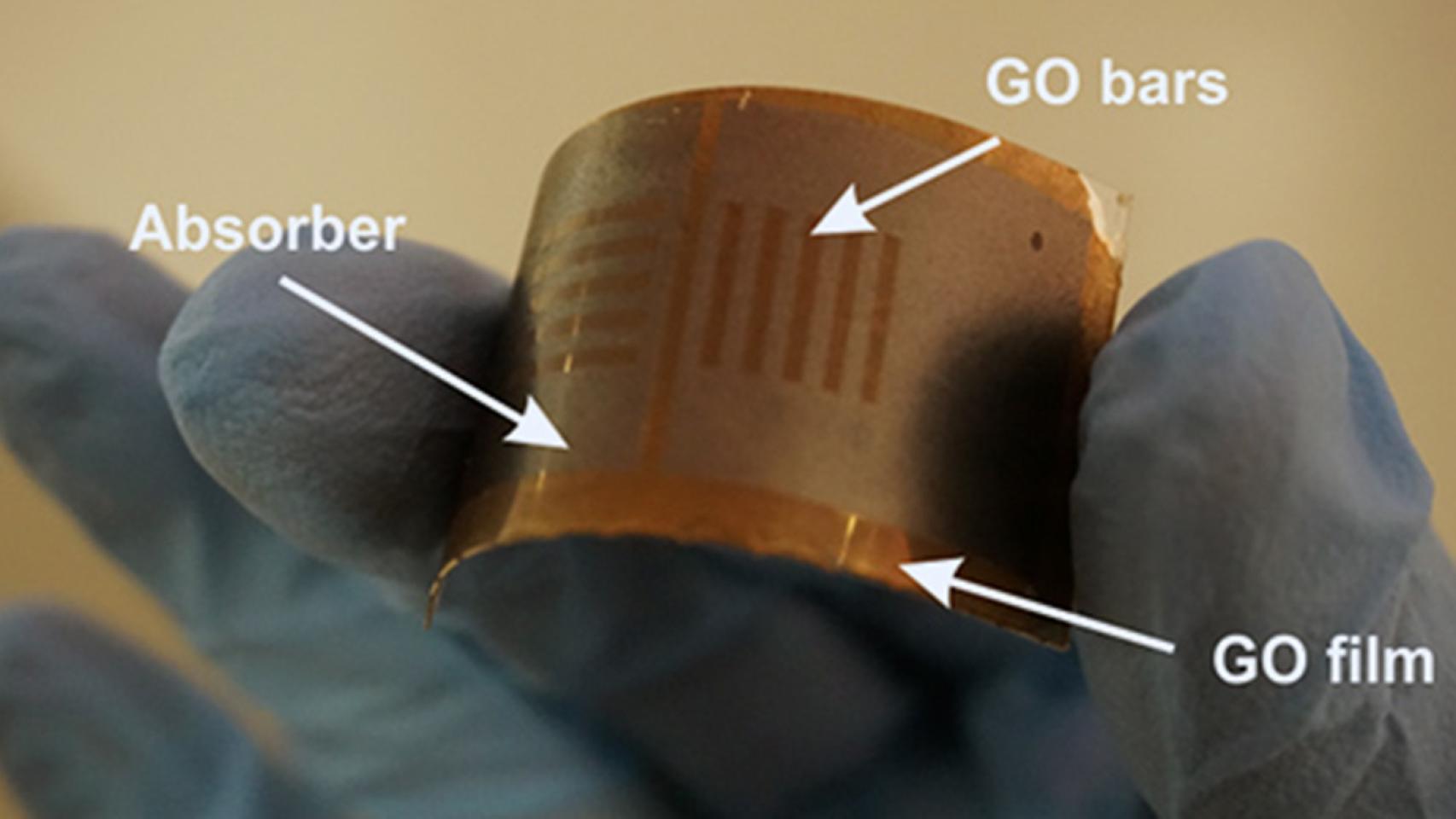 El prototipo creado con este nuevo nanomaterial.