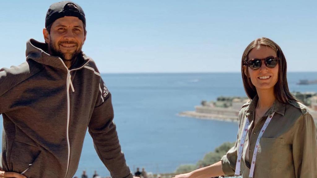 Fernando Verdasco y Ana Boyer en Barcelona.